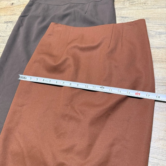 Set of 2 Pendleton Woolen Mills Pencil Skirt Secretary Office/Geek Skirt Size 4 - Picture 4 of 16